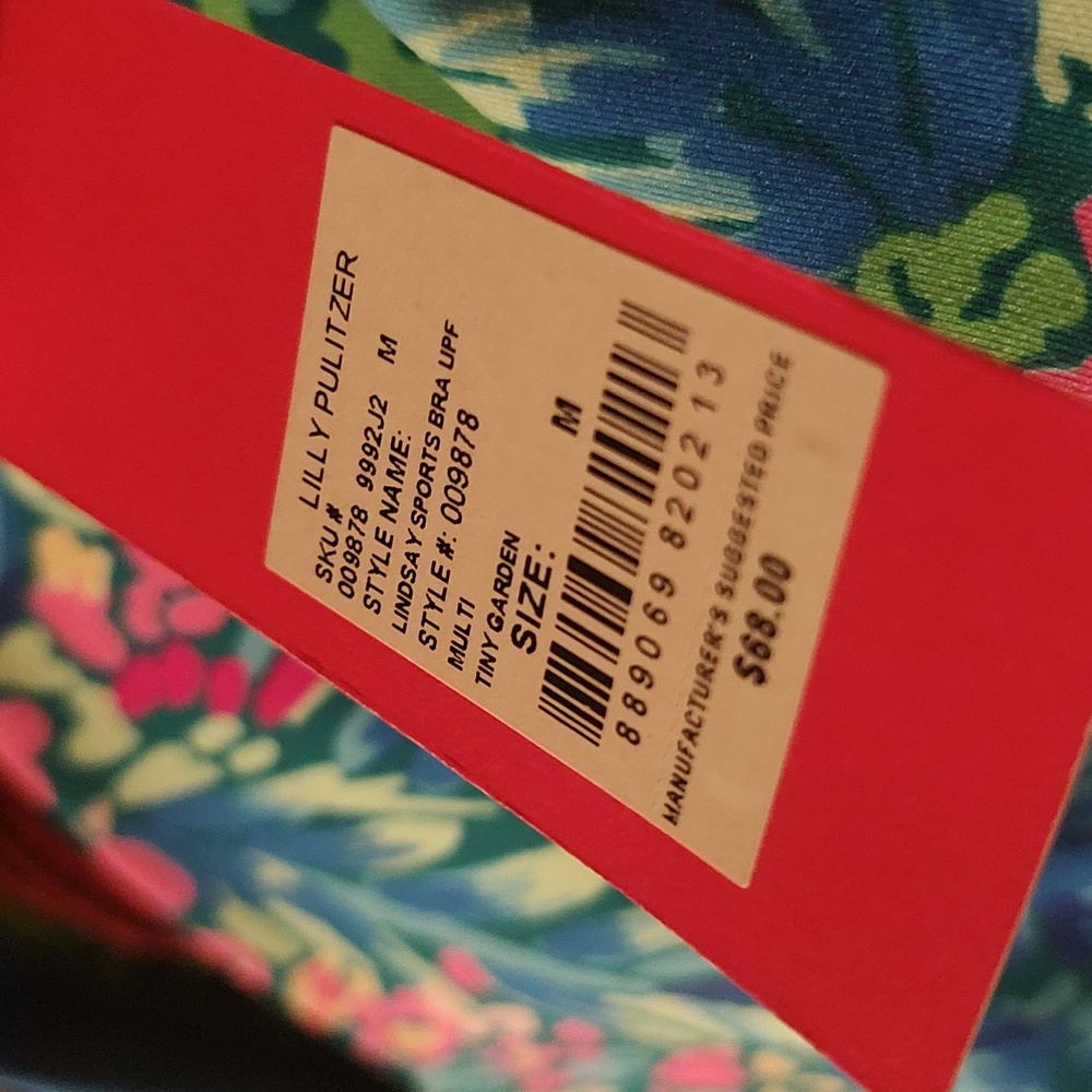 Lilly Pulitzer Luxletic Sports bra Nwt - Picture 6 of 6